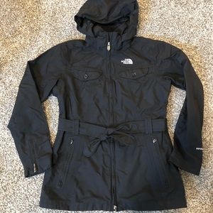 The North Face trench rain jacket